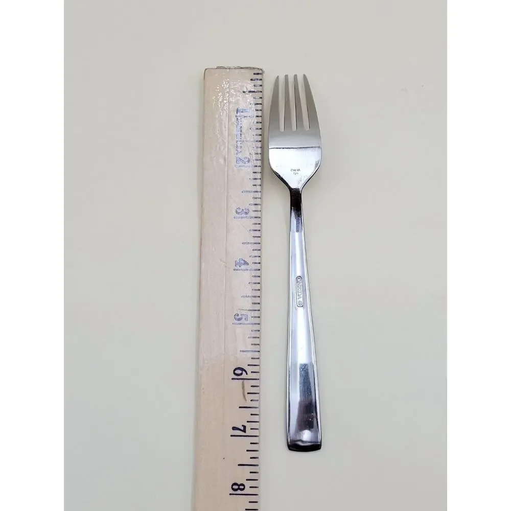 Set of 4 Oneida MADELINE Salad Fork Stainless Steel Flatware